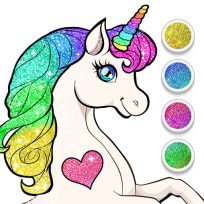 poster of Unicorn Dress Up Coloring Book game