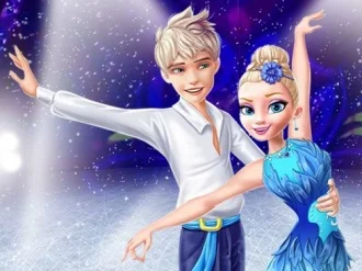 poster of Play Ellie and Jack Ice Dancing Game Online 2024 game