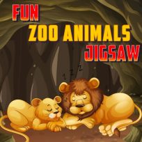 ملصق اللعبة Fun Zoo Animals Jigsaw