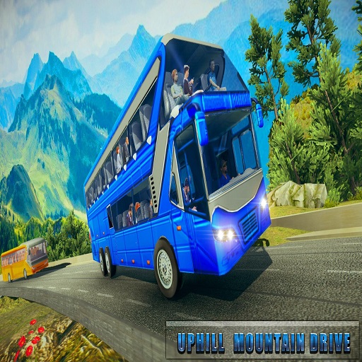poster of Play Dangerous Offroad Coach Bus Transport Simulator Game Online 2024 game