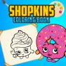 poster of Shopkins Coloring Book game