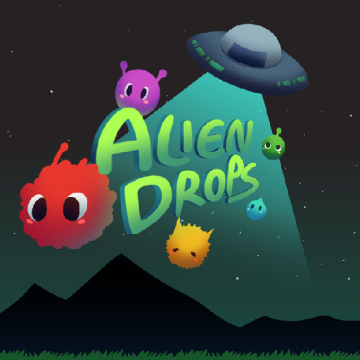 poster of Play Alien Drops Game Online 2024 game
