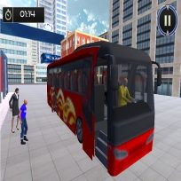 poster of City Bus & Off Road Bus Driver Game game