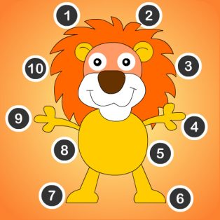 poster of Point to Point Happy Animals game
