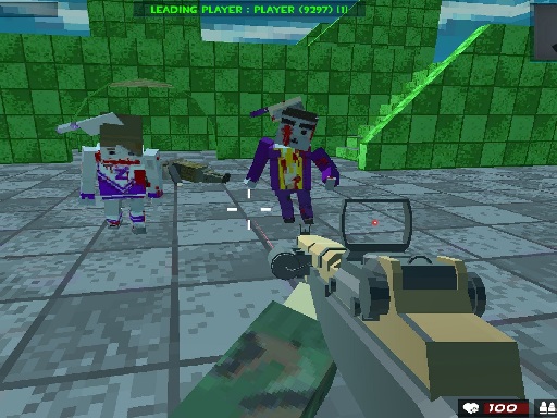 poster of Play Survival Shooting Xtreme Crazy Pixel Combat Game Online 2024 game