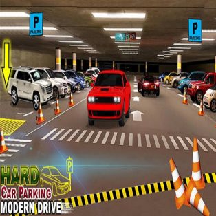 poster of Hard Car Parking Modern Drive Game 3D game