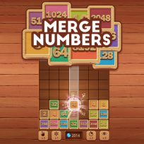 ملصق اللعبة Merge Numbers Wooden edition