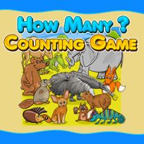 ملصق اللعبة How Many Counting Game for Kids