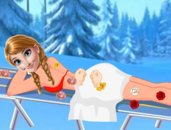 poster of Play Ice Princess Roses Spa Game Online 2024 game