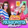 poster of Sisters Fashionista Makeup game