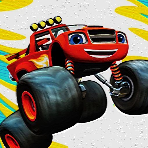 poster of Play Monster Trucks Hidden Wheels Game Online 2024 game