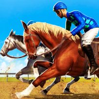 poster of Horse Racing Games 2020 Derby Riding Race 3d game