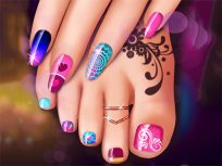 ملصق اللعبة Nail Art Fashion Salon