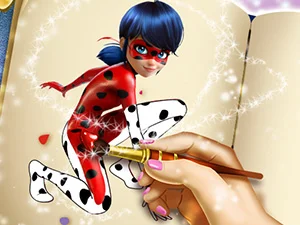 poster of Play Dotted Girl Coloring Book Game Online 2024 game