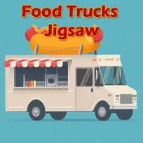 ملصق اللعبة Food Trucks Jigsaw