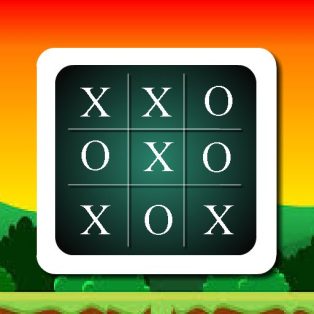 ملصق اللعبة Sunset Tic Tac Toe