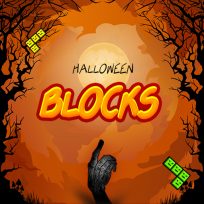 ملصق اللعبة Halloween Blocks