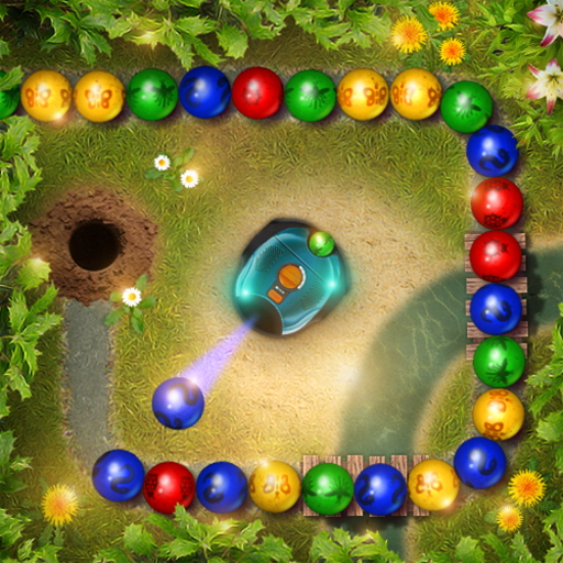 poster of Play Marbles Garden Game Online 2024 game
