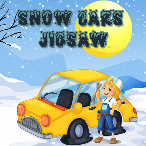 poster of Play Snow Cars Jigsaw Game Online 2024 game