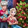 poster of Elsa Family Christmas game