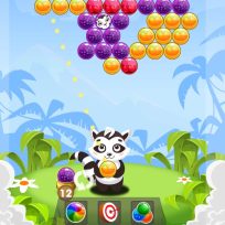 poster of Bubble Shooter Raccoon game