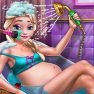 poster of Pregnant Ice Queen Bath Care game