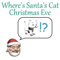 ملصق اللعبة Where’s Santa’s Cat Christmas Eve