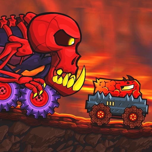 poster of Play Car Eats Car: Volcanic Adventure Game Online 2024 game
