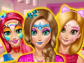 poster of Play Princess Room Face Painting Game Online 2024 game