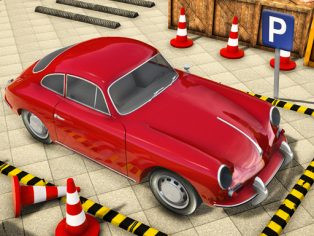 poster of Classic Car Parking Driving School game