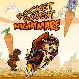 poster of Rocket Rodent Nightmare game