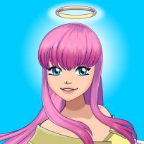 ملصق اللعبة Angel or Demon Avatar Dress Up Game