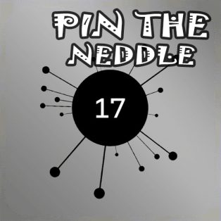 ملصق اللعبة Pin the needle