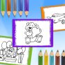 poster of Cartoon Coloring Book game