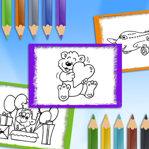 poster of Play Cartoon Coloring Book Game Online 2024 game