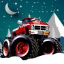 poster of Winter Monster Trucks Race game