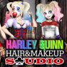 poster of Harley Quinn Hair and Makeup Studio game