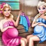 poster of Cute Mommies Pregnant Sauna game