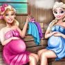 poster of Cute Mommies Pregnant Sauna game