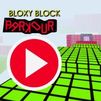 ملصق اللعبة Bloxy Block Parkour