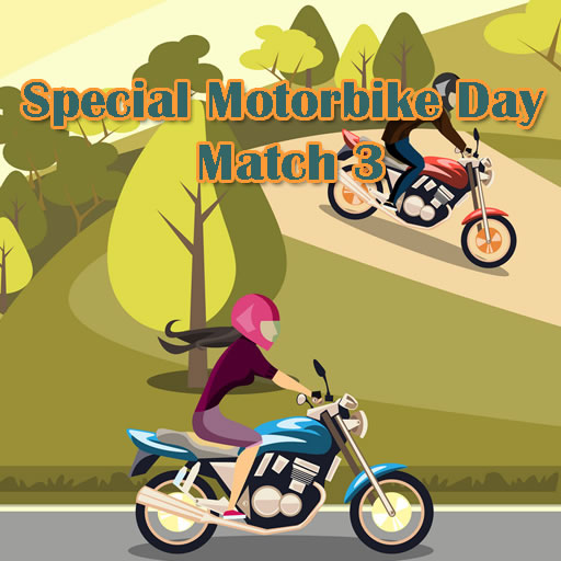 poster of Play Special Motorbike Day Match 3 Game Online 2024 game