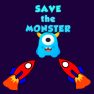 ملصق اللعبة Save The Monster