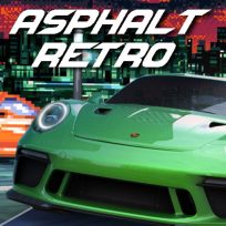 ملصق اللعبة Asphalt Retro