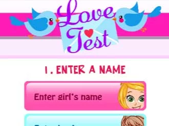 poster of Play Princess Love Test Game Online 2024 game