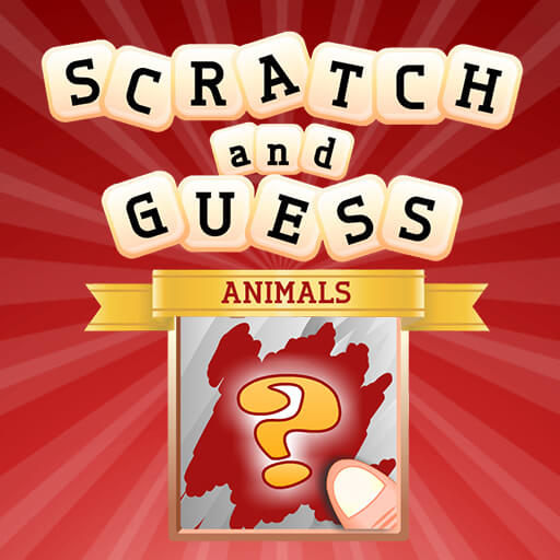 poster of Play Scratch & Guess Animals Game Online 2024 game