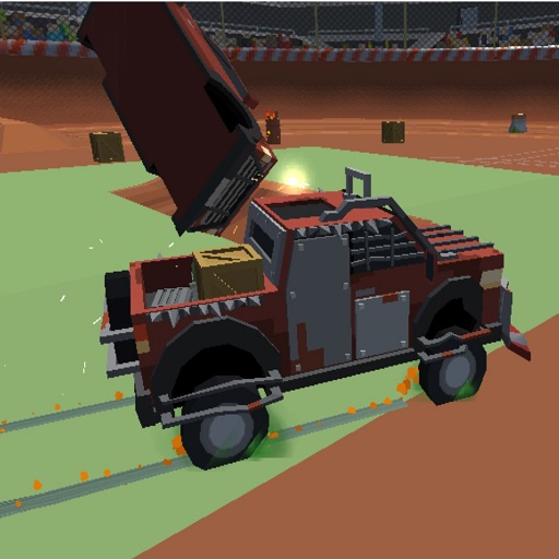 poster of Play Pixel Car Cash Demolition v1 Game Online 2024 game