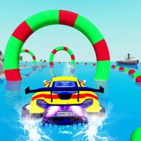 ملصق اللعبة Water Car Stunt Racing