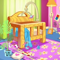 ملصق اللعبة Baby Doll House Cleaning Game