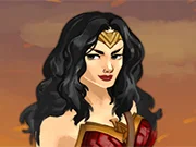 poster of Amazon Warrior Wonder Woman Dress Up game