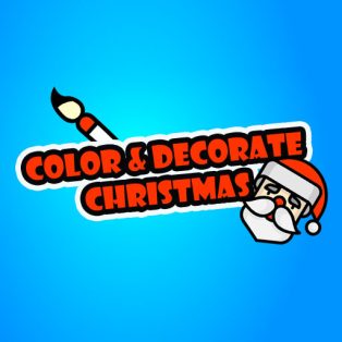 ملصق اللعبة Color and Decorate Christmas